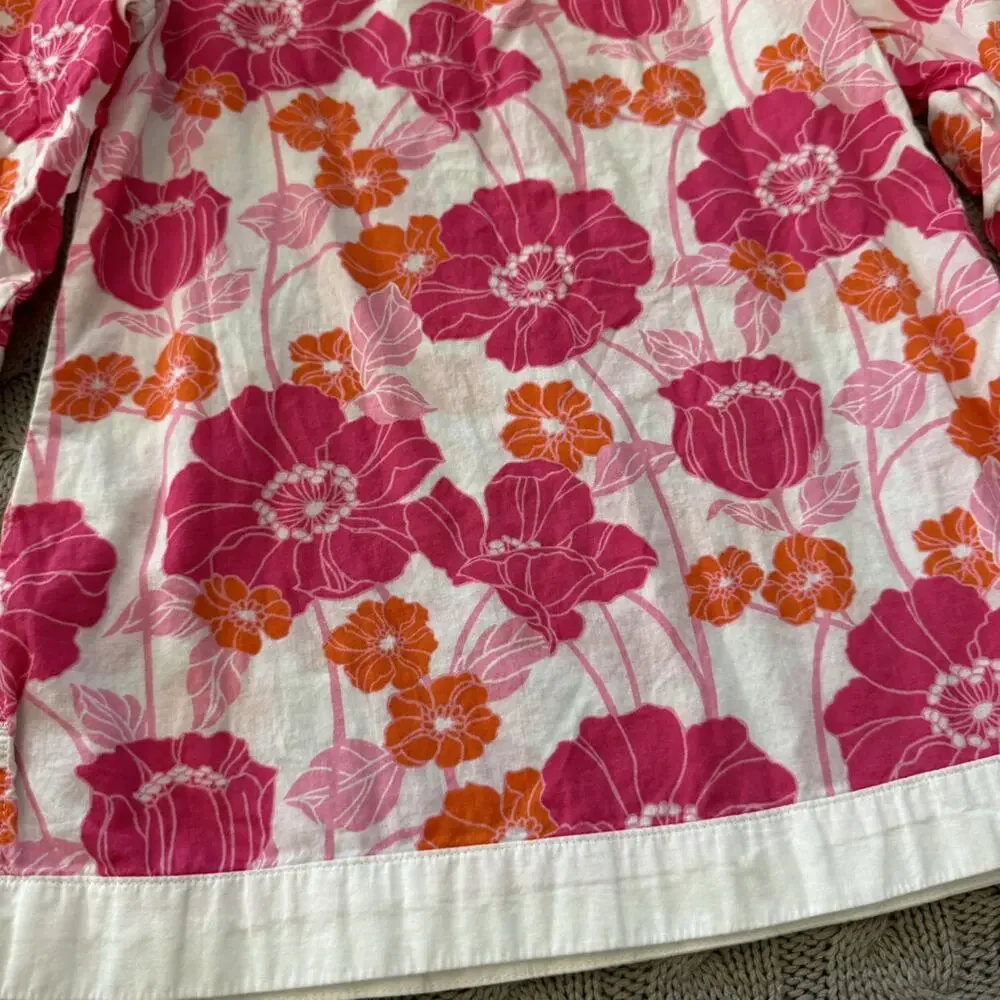 Janie & Jack Pink & Orange Floral Coverup ~ 3